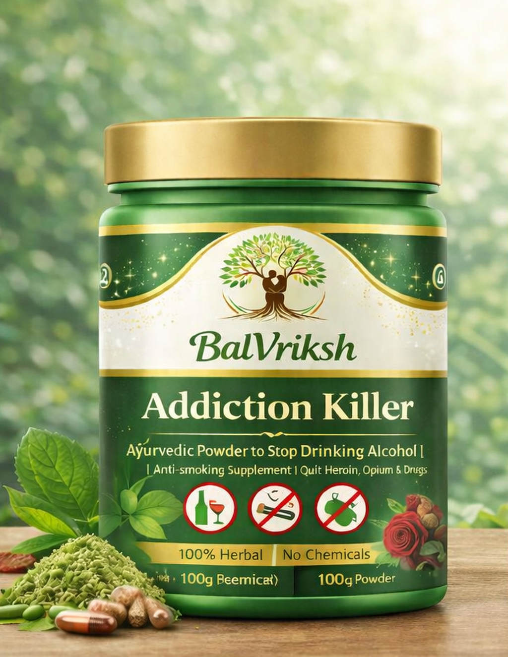 Addiction Killer Powder Ayurvedic Powder to Stop Drinking Alcohol