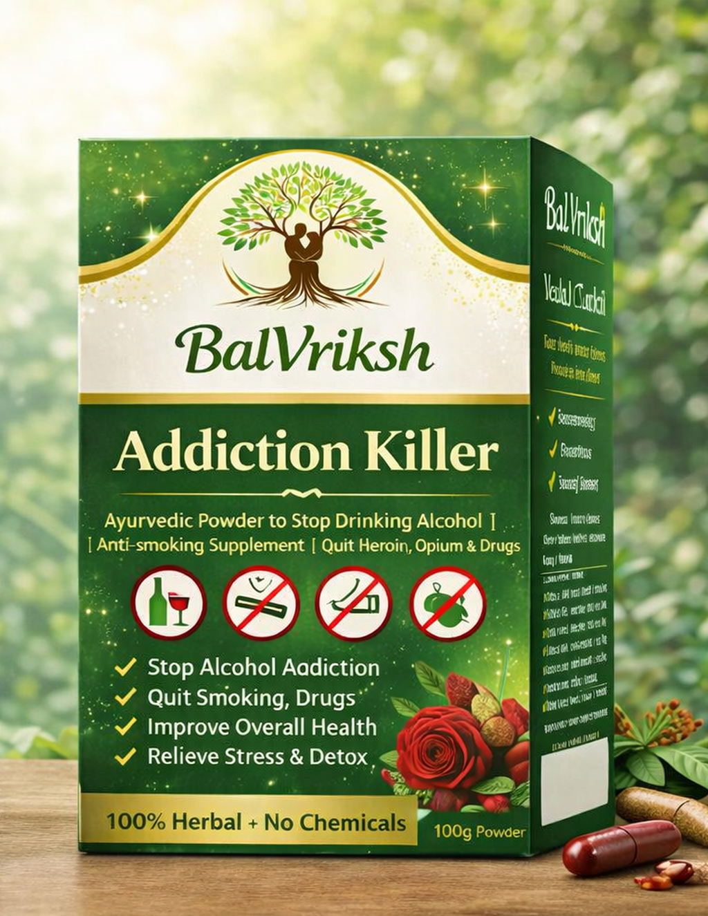 Addiction Killer Powder Ayurvedic Powder to Stop Drinking Alcohol