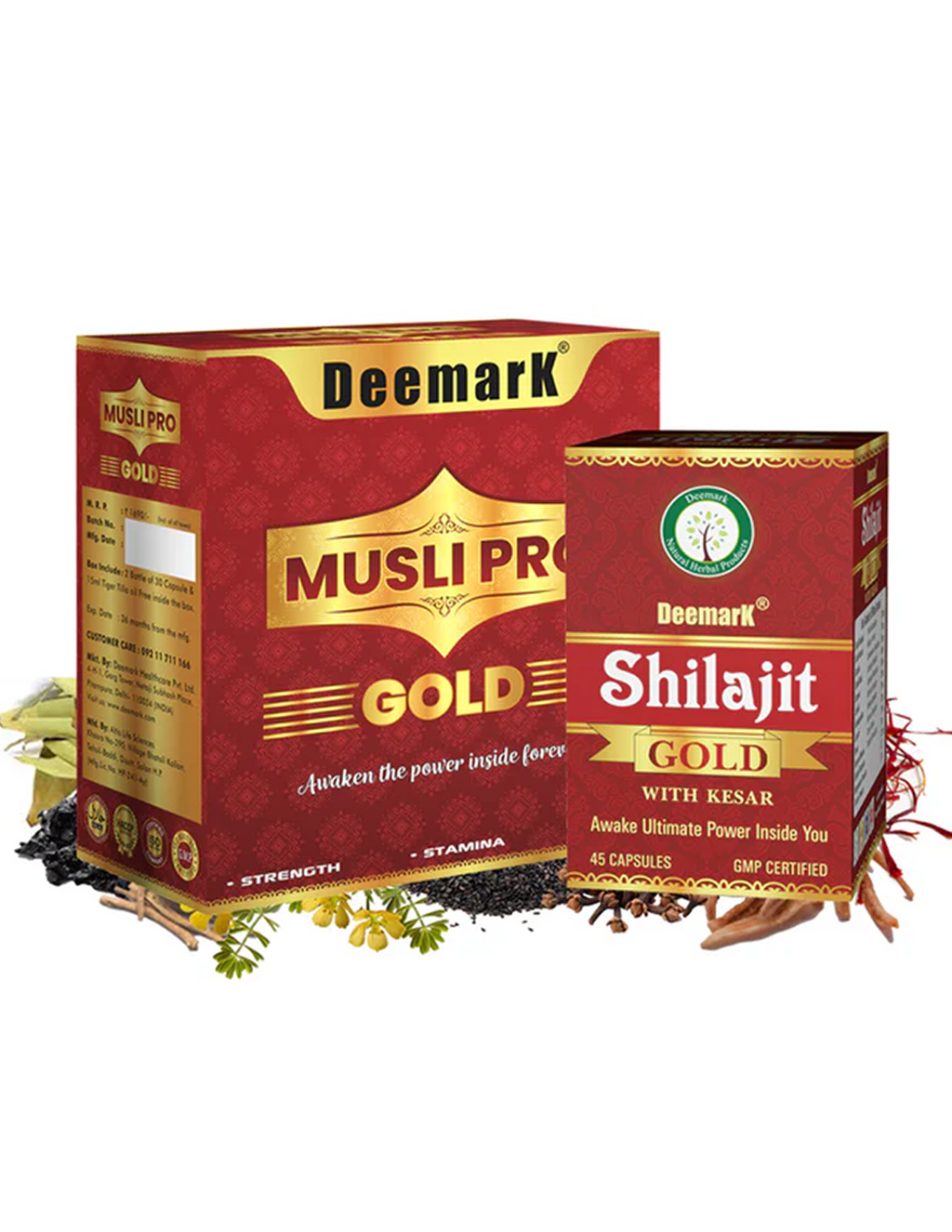 Sudh-Shilajit Musli Pro Gold Capsules & Tiger Tilla Oil For Better Performance